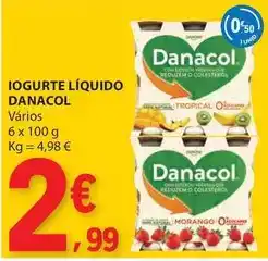 E.Leclerc Danacol - iogurte líquido promoção