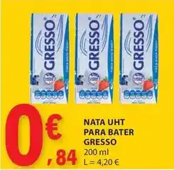 E.Leclerc Gresso - nata uht para baer promoção