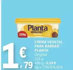 E.Leclerc Planta - creme vegetal para barrar promoção