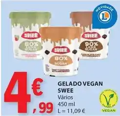 E.Leclerc Gelado vegan promoção