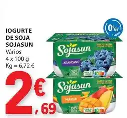 E.Leclerc Sojasun - iogurte de soja promoção