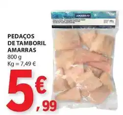 E.Leclerc Amarras - pedacos de tamboril promoção