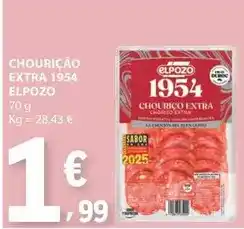 E.Leclerc Elpozo - chouricao extra 1954 promoção
