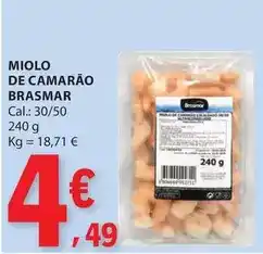 E.Leclerc Brasmar - miolo de camarao promoção