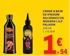 E.Leclerc Paladin - creme a base de vinagre balsamico de modena i.g.p promoção