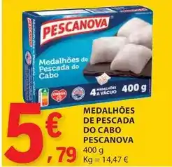 E.Leclerc Pescanova - medalhões de pescada do cabo promoção
