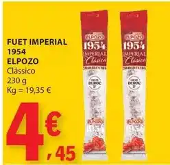 E.Leclerc Elpozo - fuet imperial 1954 promoção