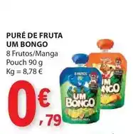 E.Leclerc Um bongo - pure de fruta promoção