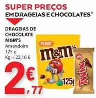 E.Leclerc M&m's - drageias de chocolate promoção
