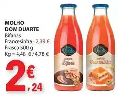 E.Leclerc Dom duarte - molho promoção
