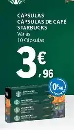 E.Leclerc Starbucks - cápsulas cápsulas de café promoção