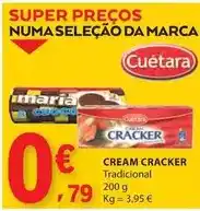 E.Leclerc Cuétara - cream cracker promoção