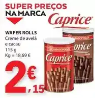 E.Leclerc Wafer rolls promoção