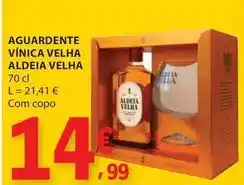 E.Leclerc Aliança velha - aguardente vinica velha promoção