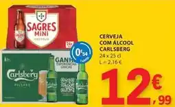 E.Leclerc Carlsberg - cerveja com alcool promoção