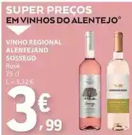 E.Leclerc Sossego - vinho regional alentejano promoção