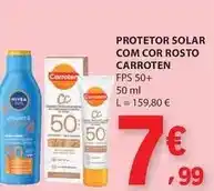 E.Leclerc Contesta carlota - protetor solar com cor rosto promoção