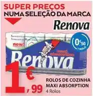 E.Leclerc Renova - rolos de cozinha maxi absorption promoção