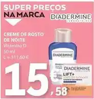 E.Leclerc Diadermine - creme de rosto de noite promoção