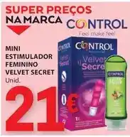 E.Leclerc Control - mini estimulador feminino velvet secret promoção