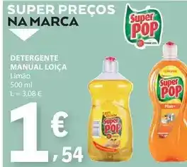 E.Leclerc Super pop - detergente manual loica promoção