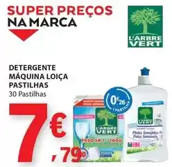 E.Leclerc Detergente máquina loica pastilhas promoção