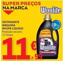 E.Leclerc Woolite - detergente maquina roupa líquido promoção