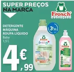E.Leclerc Detergente maquina roupa líquido promoção