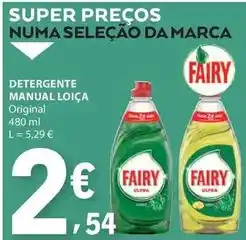 E.Leclerc Fairy - detergente manual loiça promoção