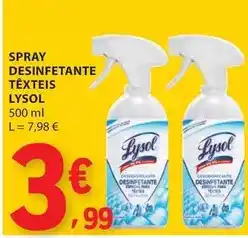 E.Leclerc A+ - spray desinfetante tèxteis promoção