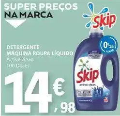 E.Leclerc Skip - detergente maquina roupa líquido promoção