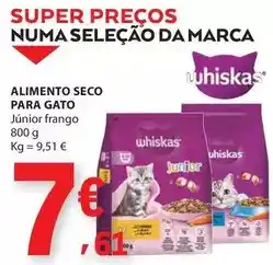 E.Leclerc Whiskas - alimento seco para gato promoção