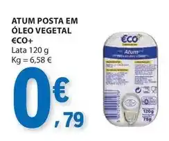 E.Leclerc €co+ - atum posta em óleo vegetal eco+ promoção