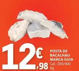E.Leclerc Marca guia - posta de bacalhau promoção