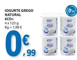 E.Leclerc Eco+ - iogurte grego natural promoção