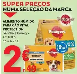 E.Leclerc Pedigree - alimento húmido para cão vital protection promoção
