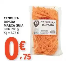 E.Leclerc Marca guia - cenoura ripada promoção