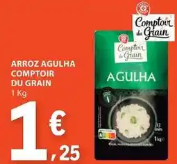 E.Leclerc Arroz agulha comptoir du grain promoção