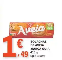 E.Leclerc Marca guia - bolachas de aveia promoção