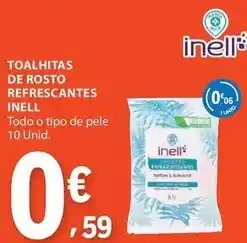 E.Leclerc Toalhitas de rosto refrescantes promoção