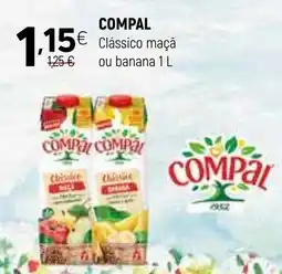 Coviran COMPAL Clássico maçã ou banana promoção