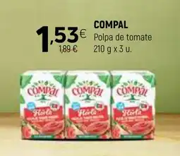 Coviran COMPAL Polpa de tomate promoção