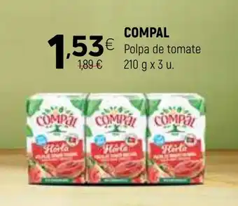Coviran COMPAL Polpa de tomate promoção