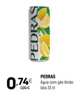 Coviran PEDRAS Água com gás limão lata promoção