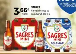 Coviran SAGRES Cerveja branca ouSAGRES sol&mar promoção