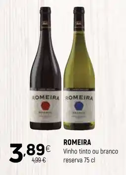Coviran ROMEIRA Vinho tinto ou branco reserva promoção