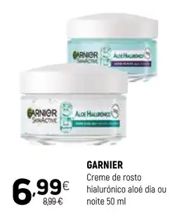 Coviran GARNIER Creme de rosto hialurónico aloé dia ou noite promoção