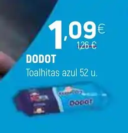 Coviran DODOT Toalhitas azul 52 u. promoção