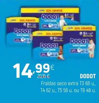 Coviran DODOT Fraldas seco extra promoção