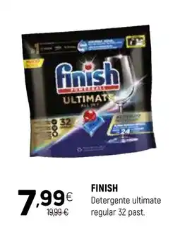 Coviran FINISH Detergente ultimate regular 32 past. promoção